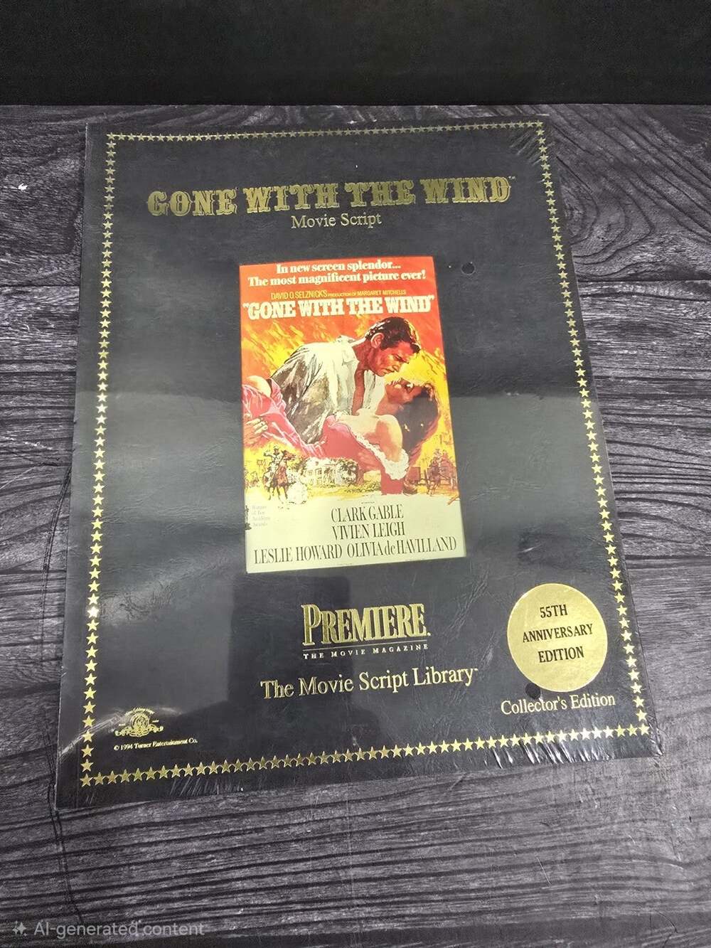Gone With The Wind Movie Script 55th Anniversary Collector's Edition Sealed